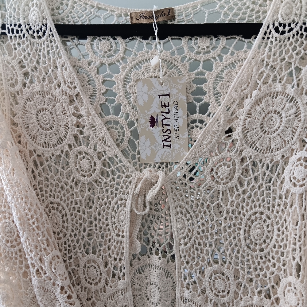 Boho Crochet Top Beach